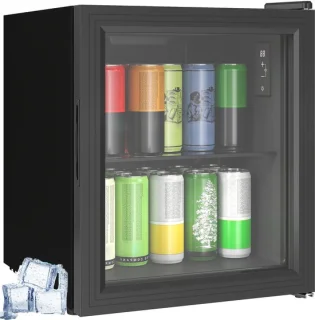 TEKROA mini drankenkoelkast 46l zwart
