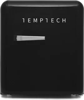 Temptech VINT450Black retro mini koelkast 45L