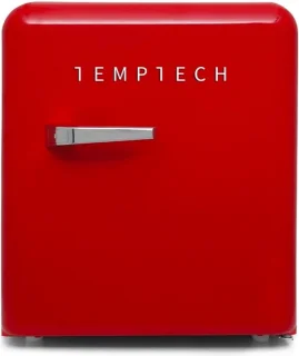 Temptech VINT450Black retro mini koelkast 45L