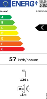 Tomado TLT5501B tafelmodel koelkast