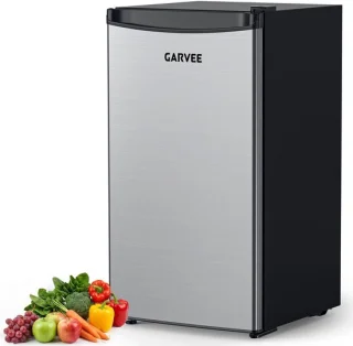 Triumpunpre mini koelkast 90l met rvs deur