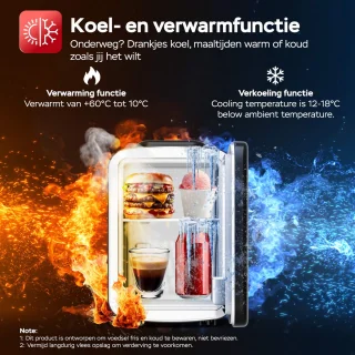 Turbotronic EC4 Mini Koelkast 4L Zwart