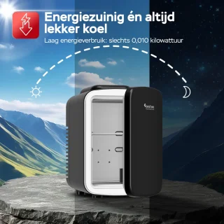 Turbotronic EC4 Mini Koelkast 4L Zwart