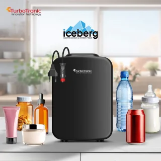 Turbotronic EC4 Mini Koelkast 4L Zwart