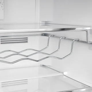 Vestfrost VR-FB373-2H0B koelvriescombinatie zwart glasdeur