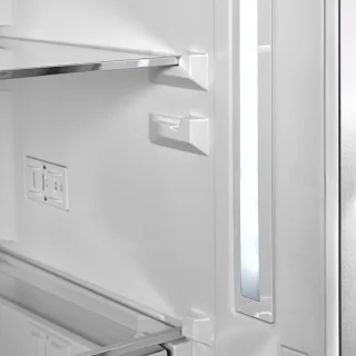 Vestfrost VR-FB383-2H0B Koel-Vriescombinatie Zwart Glas