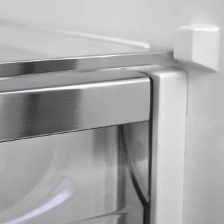 Vestfrost VR-FW916-1E0D koel-vriescombinatie zwart RVS 588L
