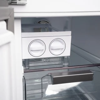 Vestfrost VR-FW916-1E0D koel-vriescombinatie zwart RVS 588L