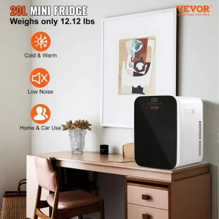 Vihes Mini koelkast - koel-vriescombinatie 20 L