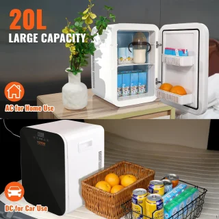 Vihes Mini koelkast - koel-vriescombinatie 20 L