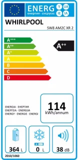 Whirlpool SW8 AM2C XR kastmodel koelkast