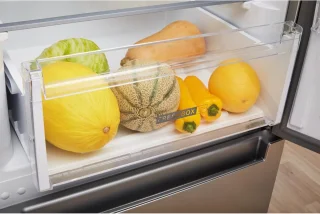 Whirlpool W5 721E OX Koel-vriescombinatie Grijs