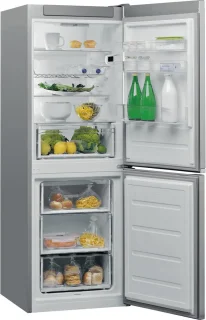 Whirlpool W5 721E OX Koel-vriescombinatie Grijs