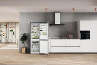 Whirlpool W7X 83A OX koel-vriescombinatie 335 l Roestvrijstaal