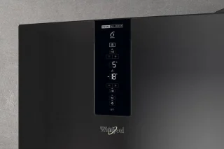 Whirlpool W7X 83T KS koelvriescombinatie zwart 335L