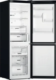 Whirlpool W7X 83T KS koelvriescombinatie zwart 335L