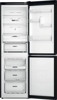 Whirlpool W7X 83T KS koelvriescombinatie zwart 335L