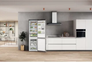 Whirlpool W7X 92O OX H Koelkast Vrijstaand 367L Grijs