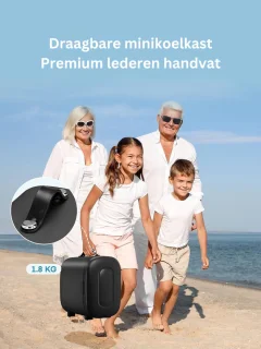 White-Label Mini Koelkast Zwart
