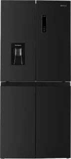 Wiggo WR-MD18(DX) Amerikaanse Koelkast 419L Zwart
