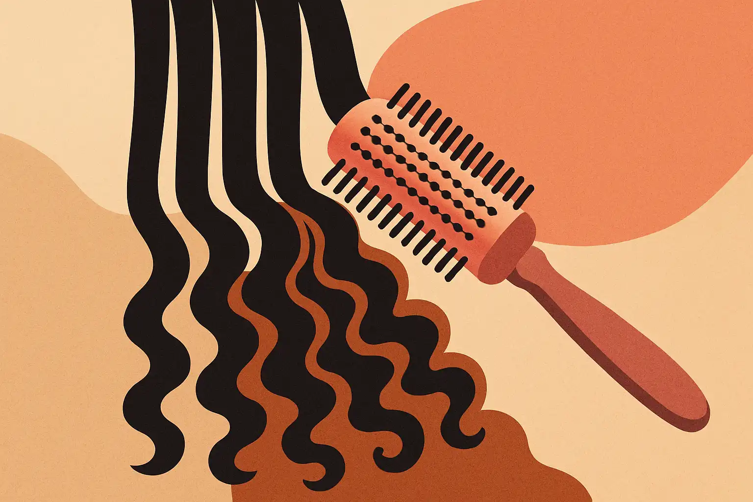 Gemengde haartexturen? zo gebruik je één krulborstel voor steile wortels en krullende punten