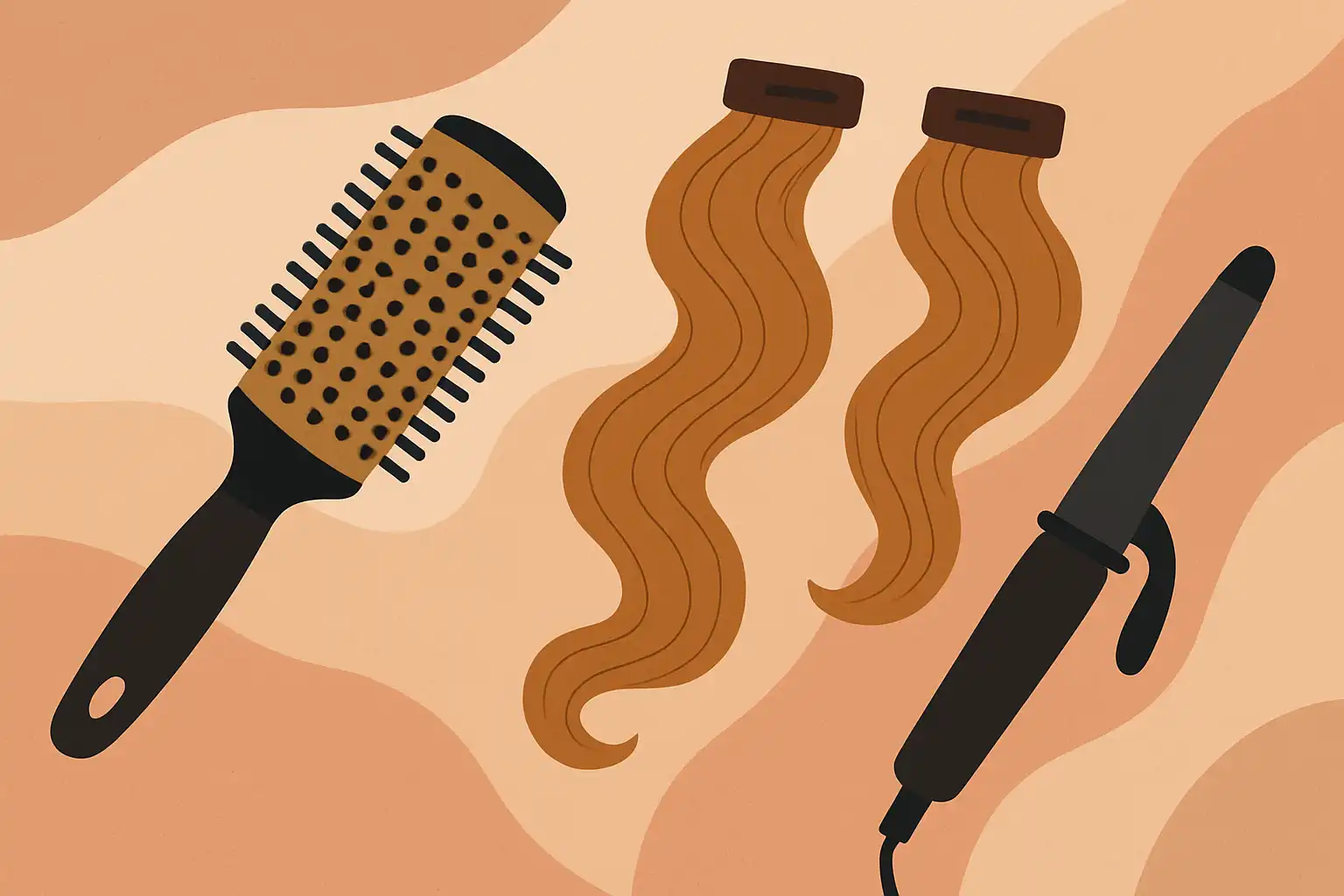 Krulborstel en extensions: zo style je je verlenging veilig en natuurlijk
