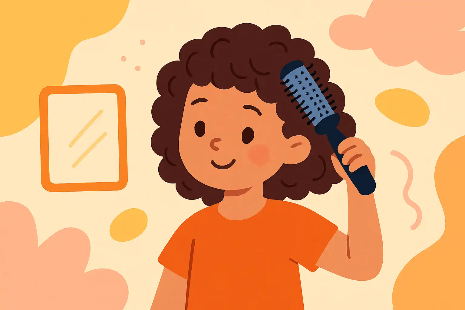 Krulborstel voor kinderen: veilige en snelle kapsels voor drukke ochtenden