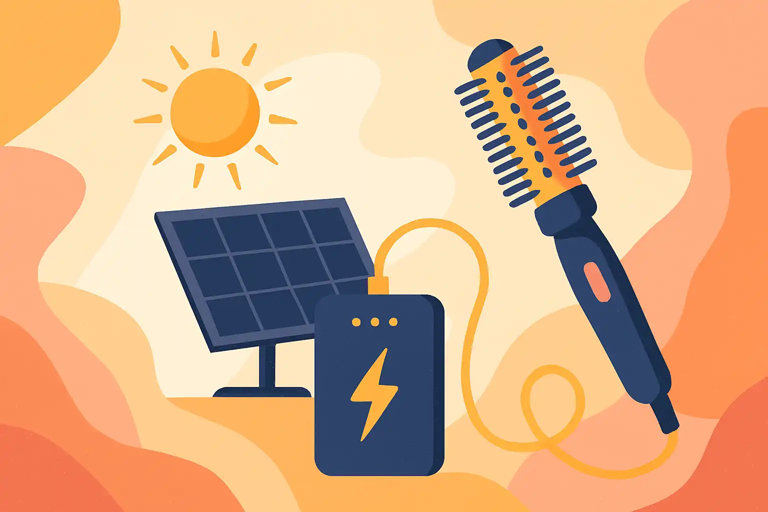 Laad je krulborstel op met de zon: duurzame powerbank-hacks voor draadloos stylen