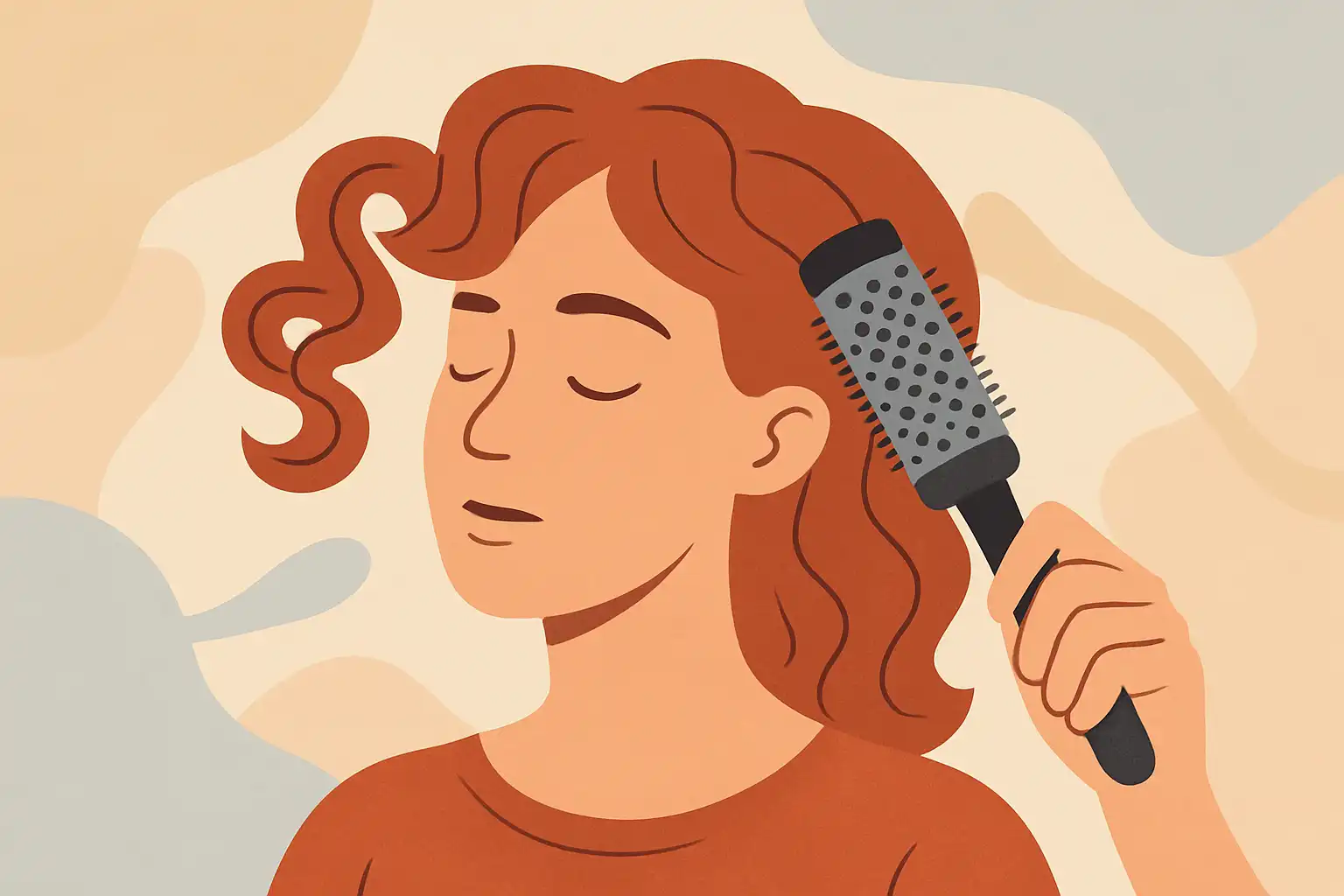 Pijnloze krullen: zo gebruik je een krulborstel bij een gevoelige hoofdhuid