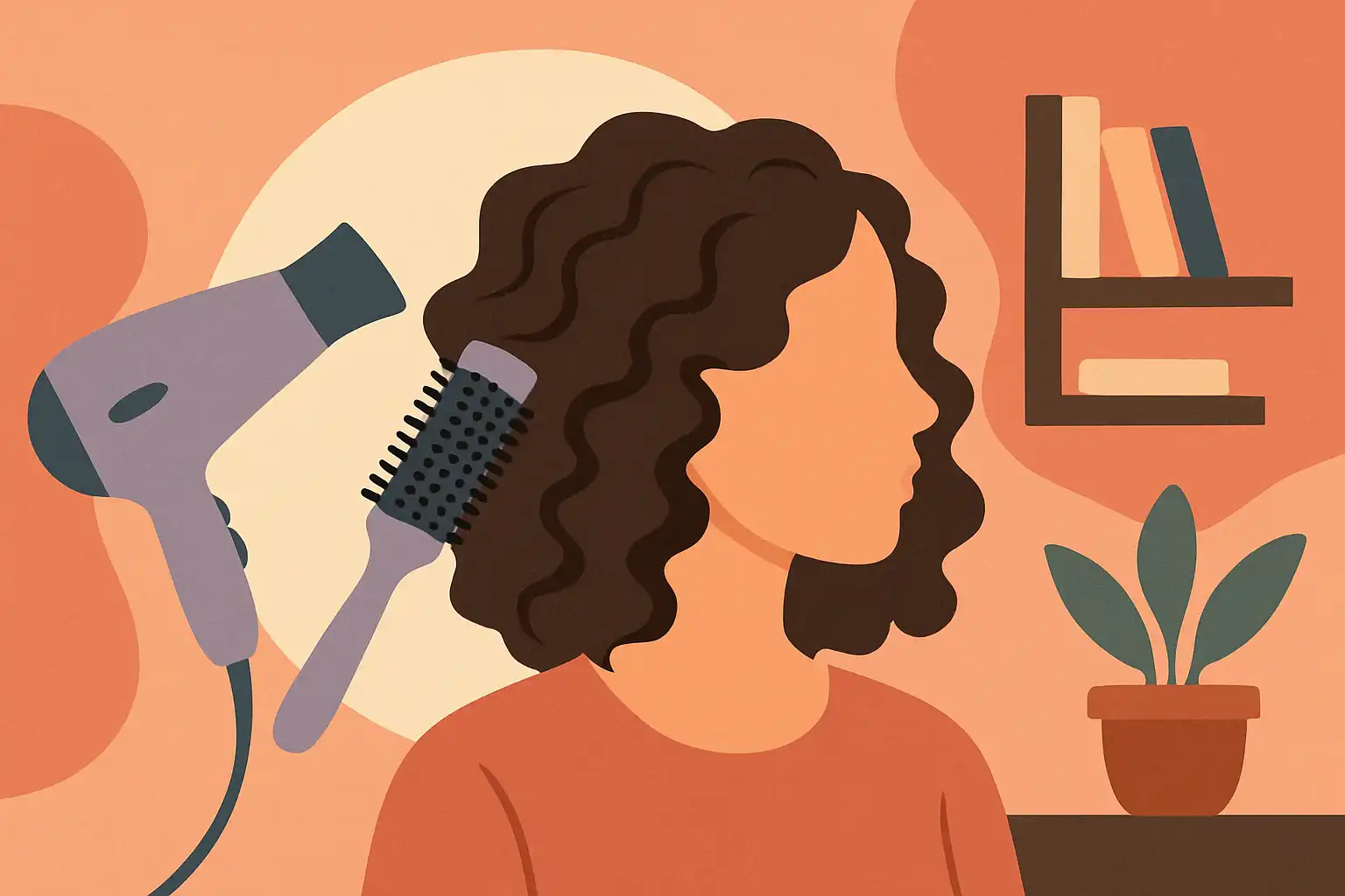 Pro blow-out in een klein appartement: zo creëer je salonwaardige krullen zonder veel ruimte