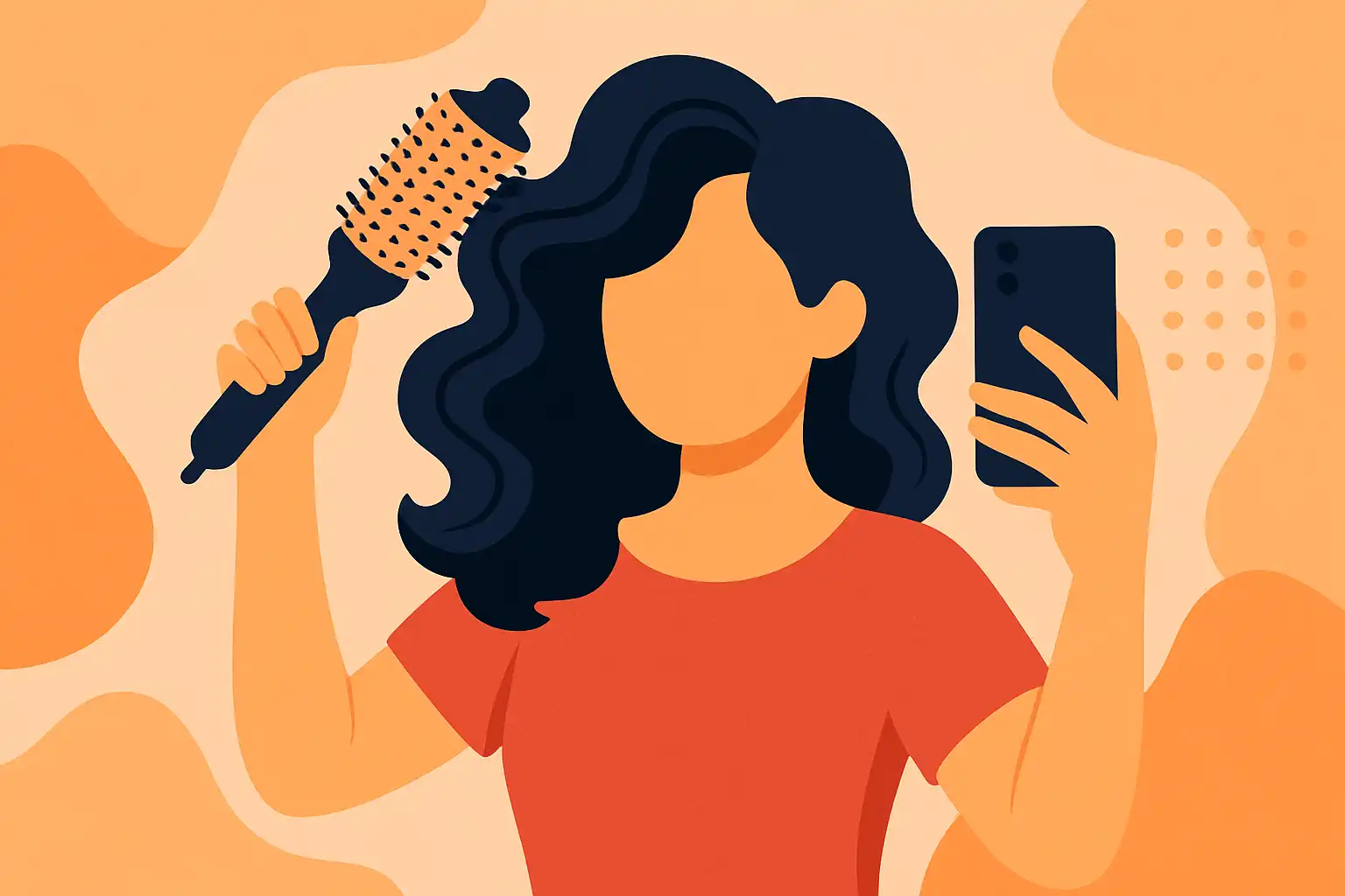 Selfie-proof volume: zo zorg je dat je krulborstel-kapsel altijd fotogeniek blijft