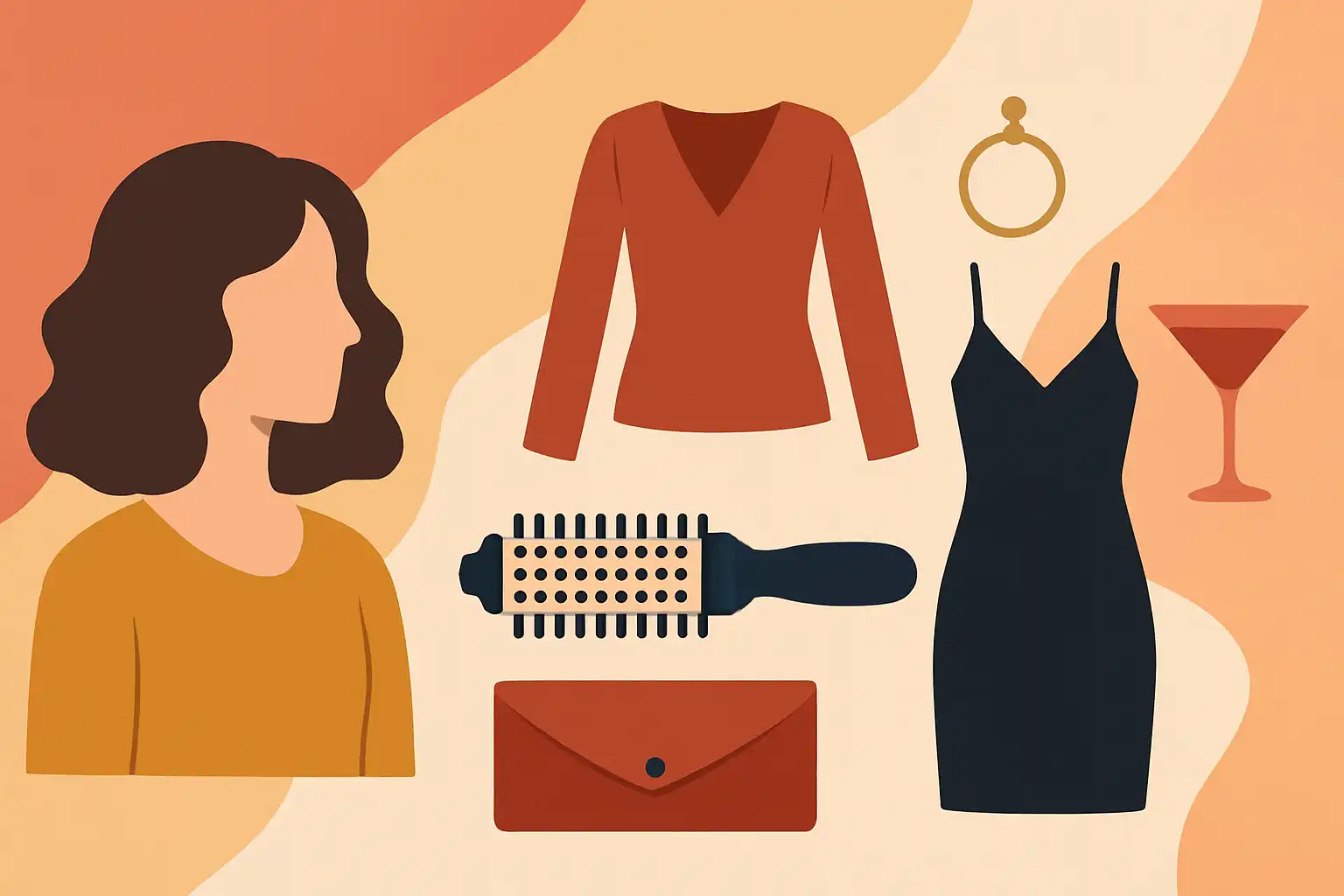 Van kantoor naar cocktail: drie snelle avondlooks met één krulborstel