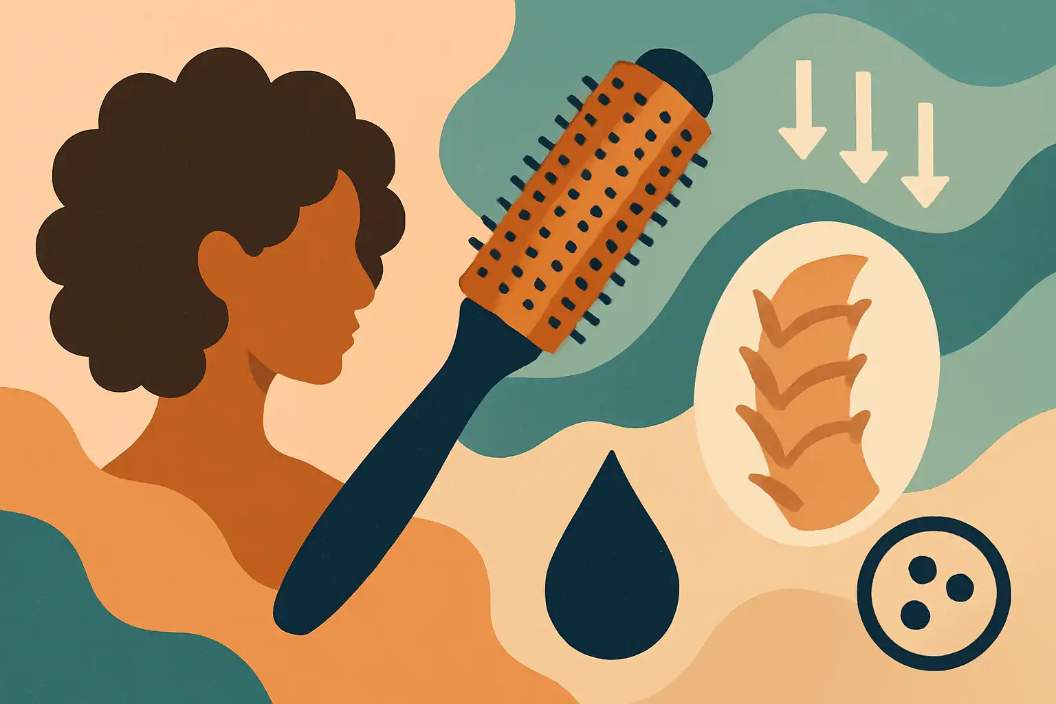 Zo pas je je krulborstelroutine aan op je haarporositeit