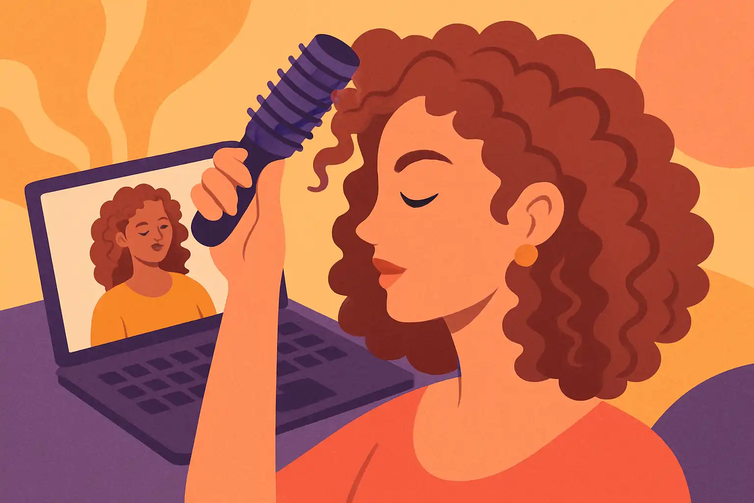 Zoom-proof kapsels: snelle krulborstellooks voor zelfverzekerde videocalls