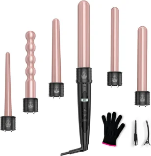 ZRSS® Krultang 5 in 1 - Stijltang met Opzetstukken - Multistyler - 150-230 °C