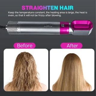 Hot Air Styler Set - Wit - Multistyler - Krultang - Föhn - 5 in 1 styler - warme luchtborstel - Kort en langhaar
