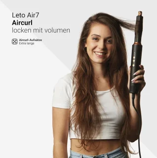 Multifunctionele Föhnborstel Set - 7 in 1 - Heteluchtborstel - Krultang - Stijlborstel - Zelfreinigend - Professioneel - 1400 watt - BLDC-motor