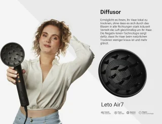 Multifunctionele Föhnborstel Set - 7 in 1 - Heteluchtborstel - Krultang - Stijlborstel - Zelfreinigend - Professioneel - 1400 watt - BLDC-motor
