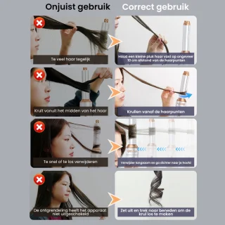6 in 1 föhnborstel, föhnborstel, ionische föhn, multi-haarstyler voor snel drogen, stylen, krullen, stijlen en volume geven, haarkrultang, stijltang, autowrap airstyler