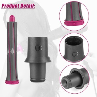 Wat vinden we goed aan de 30 mm krultang en adapter Geschikt voor Dyson Supersonic föhn, Dyson Geschikt voor Airwrap Styler, verandert de föhn in een krultang, 2 krultangen