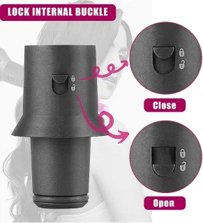 30 mm krultang en adapter Geschikt voor Dyson Supersonic föhn, Dyson Geschikt voor Airwrap Styler, verandert de föhn in een krultang, 2 krultangen