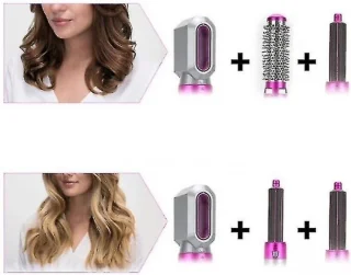 5 in 1 Multistyler - Elektrische föhnborstel – Hetelucht Borstel – Cadeautip – Krultang – Haardroger – Stijltang – Tiktok - Airstyler - Leuk voor moederdag