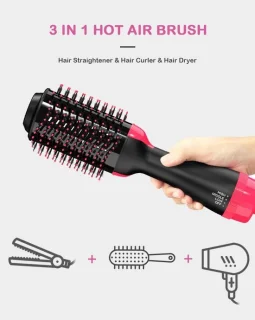 Föhnborstel 3-in-1 - Magic Brush - Drogen en Stylen - Keramische Krulborstel