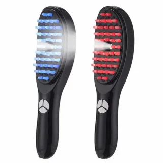 CHIWIN Hoofdmassager Elektrisch – Hoofdhuidmassage Borstel met 46 Massagepunten – 3 Trilmodes en Rood/Blauw Licht – Draagbaar USB Oplaadbaar – Voor Haarverzorging en Ontspanning