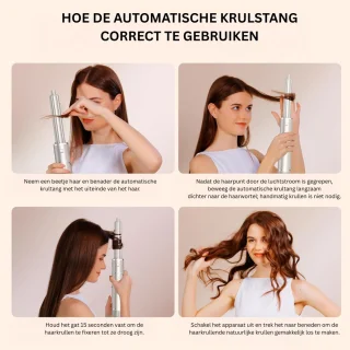 Fohn met Diffuser - Haardroger Krullen - Haarfohn - Fohnborstel - Titanium
