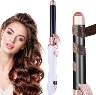 De Professionele automatische krultang, 13 instelbare temperaturen, 30 seconden directe warmte, 1 uur automatische uitschakeling, dubbele spanning 110-240 V (D) in één oogopslag