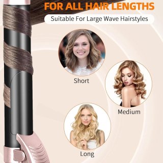 Wat vinden we goed aan de Professionele automatische krultang, 13 instelbare temperaturen, 30 seconden directe warmte, 1 uur automatische uitschakeling, dubbele spanning 110-240 V (D)