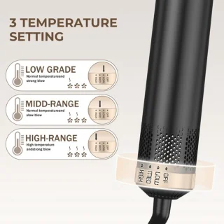 Ufaro 5 In 1 Hairwrap - 60.000 RPM - 1000W - Fohn - Krultang - 5 in 1 - Stijlborstel - Krultang 6 in 1 - Haardroger met Borstel - Krulborstel - Haarborstel