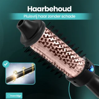 Ironridge® Thermal brush - Multistyler – Keramische Krulborstel, Föhnborstel & Warmteborstel in één – Haarkruller & Styler met Keramische Technologie