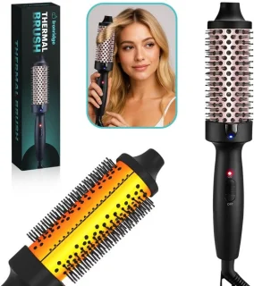 Ironridge® Thermal brush - Multistyler – Keramische Krulborstel, Föhnborstel & Warmteborstel in één – Haarkruller & Styler met Keramische Technologie